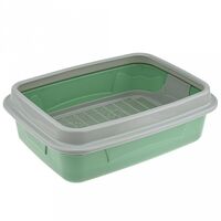 Туалет для кошек (44,7х33,4х14,7 см; оливковый)