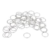 Кольцо соединительное для бижутерии (10 мм; 50 шт.; никель)
