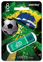 USB Flash Drive 8Gb SmartBuy Glossy series (Green)