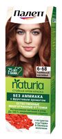 Крем-краска для волос "Naturia" тон: 6-68, карамельный каштановый