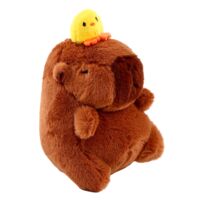 Мягкая игрушка "Капибара с уточкой" (13 см)