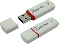 USB Flash Drive 32Gb SmartBuy Crown (White)