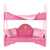 Кроватка для кукол "Двухэтажная. Принцесса"