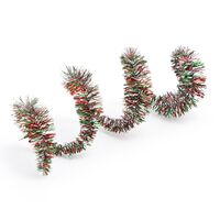 Проволока синельная для творчества "Цветок" (300 мм; 15 шт.; красно-зеленый)