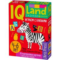 IQ Многоразовые карточки с маркером. Играем с буквами