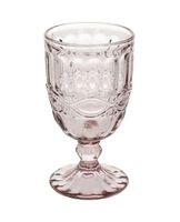 Бокал для вина стеклянный "Solange" (350 мл; бледно-розовый )