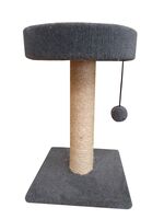 Когтеточка-лежанка "Кэт Хаус. Люкс" (35х35х55 см; серый)
