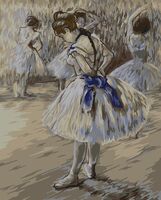 Картина по номерам "Эдгар Дега. Танцовщица" (400х500 мм)