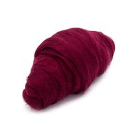 Шерсть для валяния "Полутонкая №047" (50 г; бордо)
