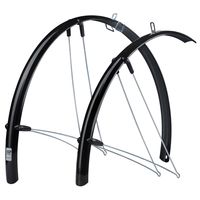 Комплект щитков для велосипеда "Aluflex" (28"; чёрные)