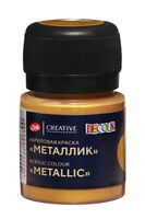 Краска акриловая "Metallic" (золото геральдик; 20 мл)