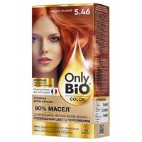 Крем-краска для волос "Only Bio Color" тон: 5.46, медно-рыжий