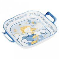 Блюдо фарфоровое "Утиные истории" (226х182х39 мм)