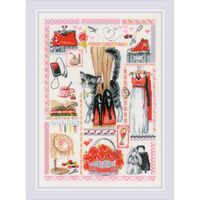 Набор для вышивания "Карта желаний" (210х300 мм)