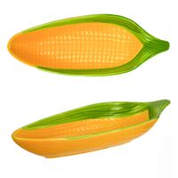 Блюдо фарфоровое "Кукуруза" (250х90 мм)