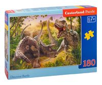 Пазл "Битва динозавров" (180 элементов)