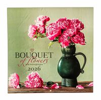 Календарь настенный на 2026 год "Цветы" (28,5х28,5 см)