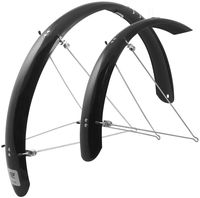 Комплект щитков для велосипеда с креплением "Aluflex" (20"; черный)
