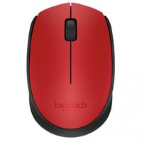 Мышь беспроводная Logitech Mouse M171 (черно-красная)