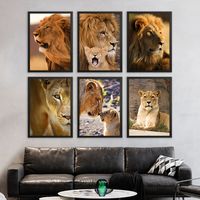 Набор постеров "Животные. Львы"
