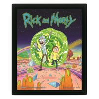 Постер 3D "Rick and Morty. Portal"
