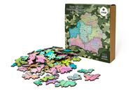 Пазл деревянный "Карта Районов Республики Беларусь" (118 элементов)