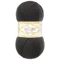 Пряжа "Baby Best №60" (100 г; 240 м; черный)