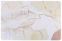 Салфетка сервировочная "Floristry" (430x280 мм; золотой узор)