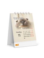 Календарь настольный на 2026 год "Трудные времена котят" (10х13 см)
