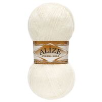 Пряжа "Angora Gold №450" (100 г; 550 м; жемчужный)