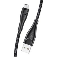 Кабель Usams USB2.0 AM-microBM U41 Braided (1 м; черный)