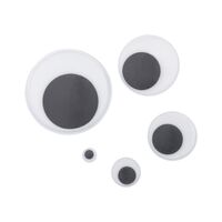 Глазки для игрушек и поделок (6-35 мм; 200 шт.)