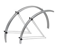 Комплект щитков для велосипеда "PET46 Al" (серебристые)