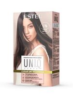 Краска-блеск для волос "Uniq Sense" тон: 5/76, светлый шатен коричнево-фиолетовый