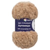 Пряжа "Артемида №12" (100 г; 60 м; бежевый)