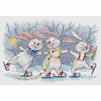 Набор для вышивания "Праздничный хоровод" (130х200 мм)