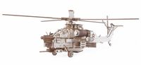 Сборная деревянная модель "Ударный боевой вертолет"
