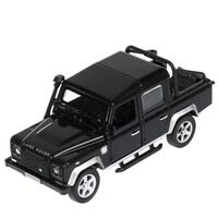 Машинка инерционная "Land Rover Defender Pickup" (чёрный)