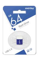 USB Flash Drive 64GB SmartBuy Lara Blue (SB64GBLARA-B)