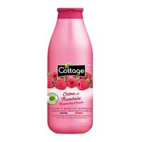 Гель для душа "Raspberry Cream. Moisturizing Shower Gel And Bath Milk" (750 мл)