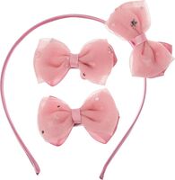 Набор заколок для волос "Отличница" (персиковый)