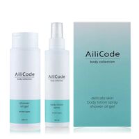 Подарочный набор "Нежная кожа" (спрей-лосьон для тела, гель-масло для душа)