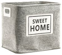 Корзина "Sweet Home" (41х31х36 см; светло-серая)