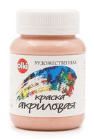 Краска акриловая "Olki" телесная; 100 мл)
