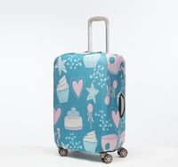 Чехол для чемодана (38х28х59 см; бирюзо-розовый)
