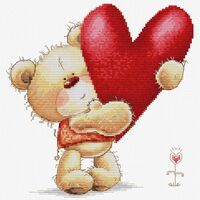 Набор для вышивания "Большое сердце" (180х190 мм)