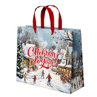 Пакет бумажный подарочный "Winter Wonderland" (32х26х13 см)