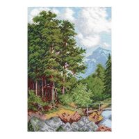 Набор для вышивания "Лесной ручей" (200х270 мм)