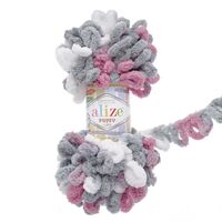 Пряжа "Puffy Color №6070" (100 г; 9 м; секционный)