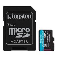 Карта памяти microSDXC 512Gb Kingston Canvas Go Plus (с адаптером)